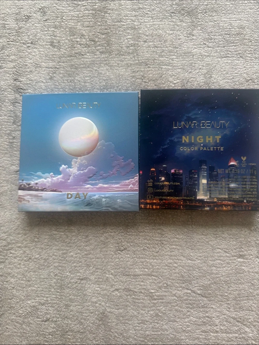 Lunar beauty day and night eye shadow pallet